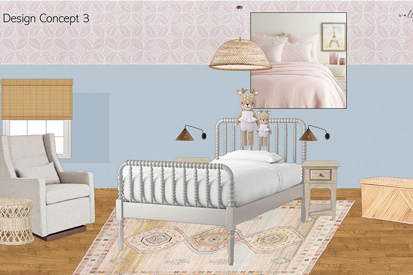 Bohemian Bedroom Redesign – Concept 3