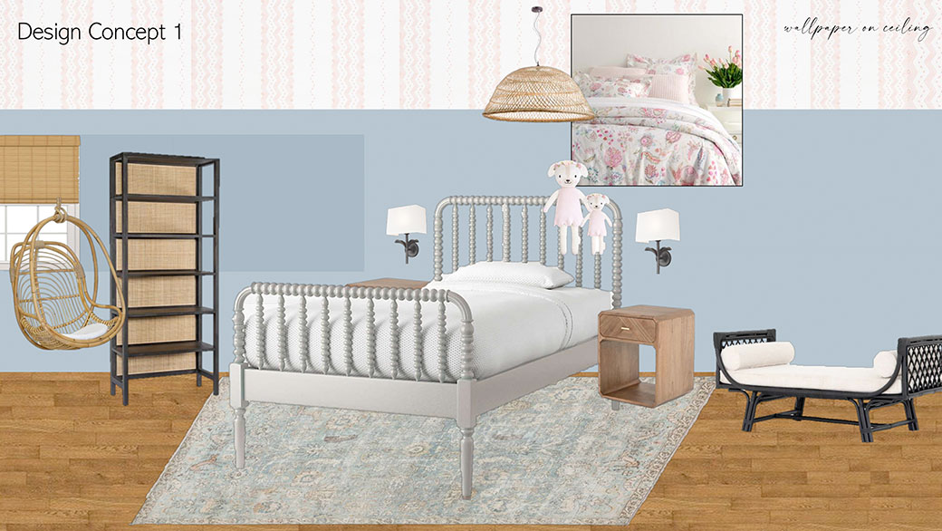 Bohemian Bedroom Redesign – Concept 1