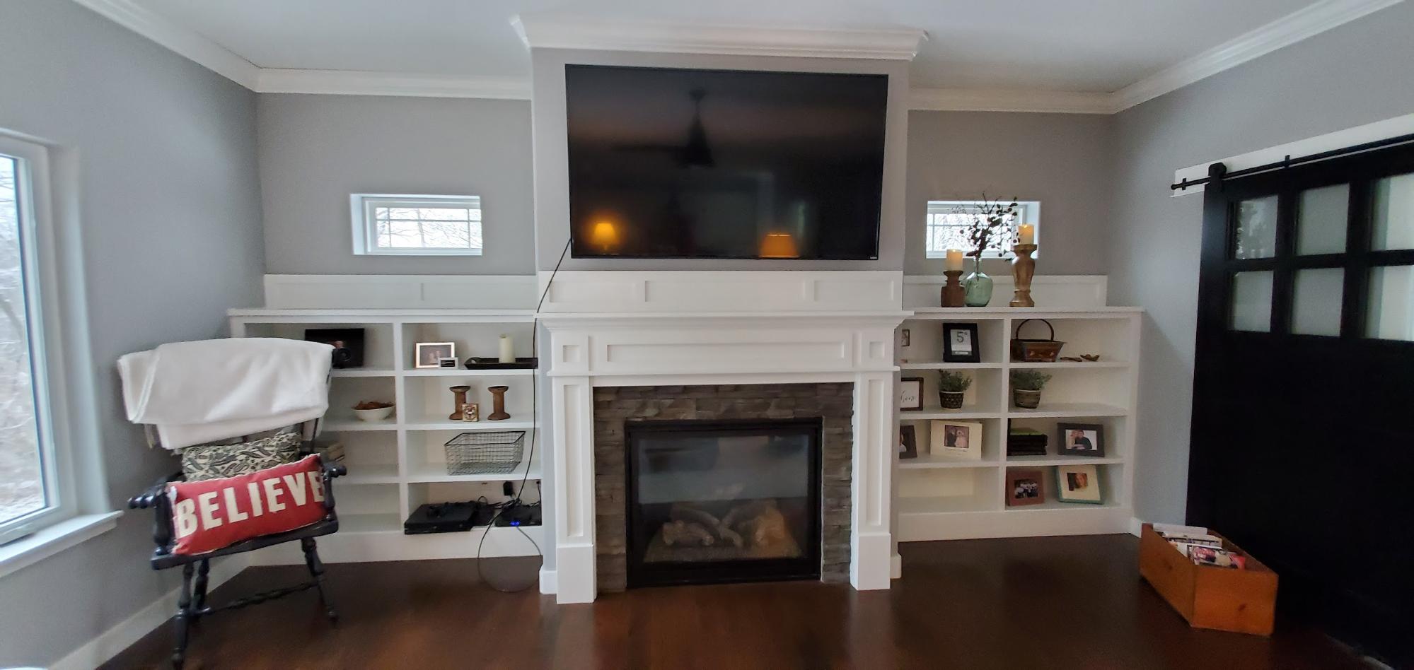 Kitchen + Fireplace Surround + Great Room Remodel