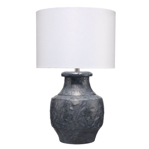 Charcoal Masonry Table Lamp